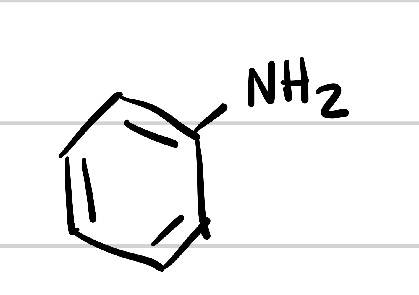 <p>The NO2 is replaced with NH2</p>