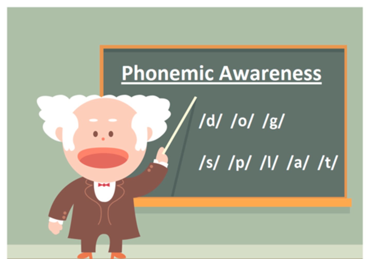 <p>Phonemic awareness is understanding the individual sounds (or phonemes) in words.</p><p>For example, students who have phonemic awareness can separate the sounds in the word cat into three distinct phonemes: /k/, /æ/, and /t/.</p>