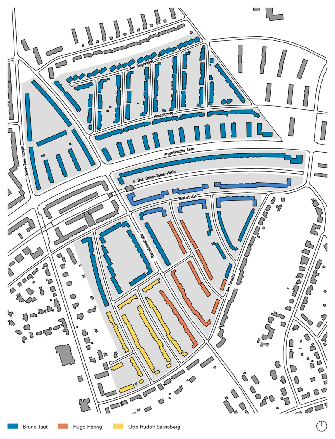 <p>Bruno Taut, Martin Wagner, Hugo Häring, Rudolf Salvisberg, Waldsiedlung Zehlendorf, 1926–1932</p><p></p>