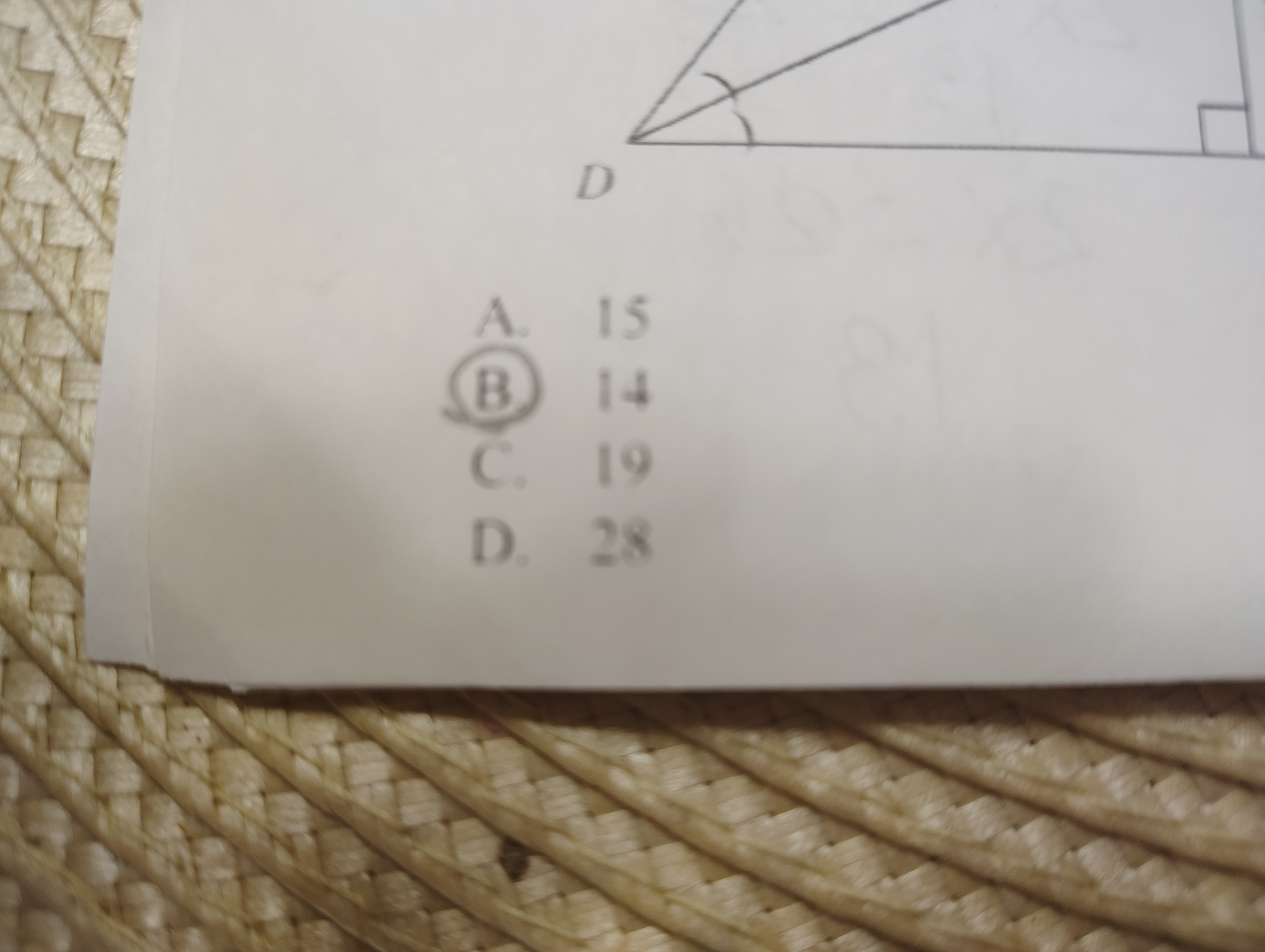 <p>B. 14</p>