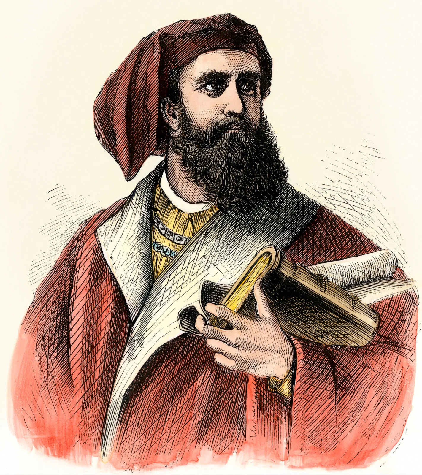 An Italian Travel writer visited Chinese cities (& the court of Kublai Khan) and wrote about the size, wealth, and wonders of China. Only when other Europeans followed Polo's route to China did people widely accept that China was prosperous and innovative. 
LO 10) This travel writer's writings intrigued people about the customs and traditions of China spreading their cultural traditions and beliefs across Eurasia. 