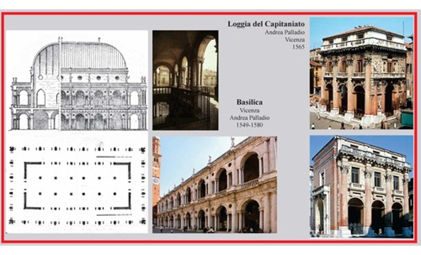 <p>Vicenza</p><p>Andrea Palladio</p><p>1549-1580</p>