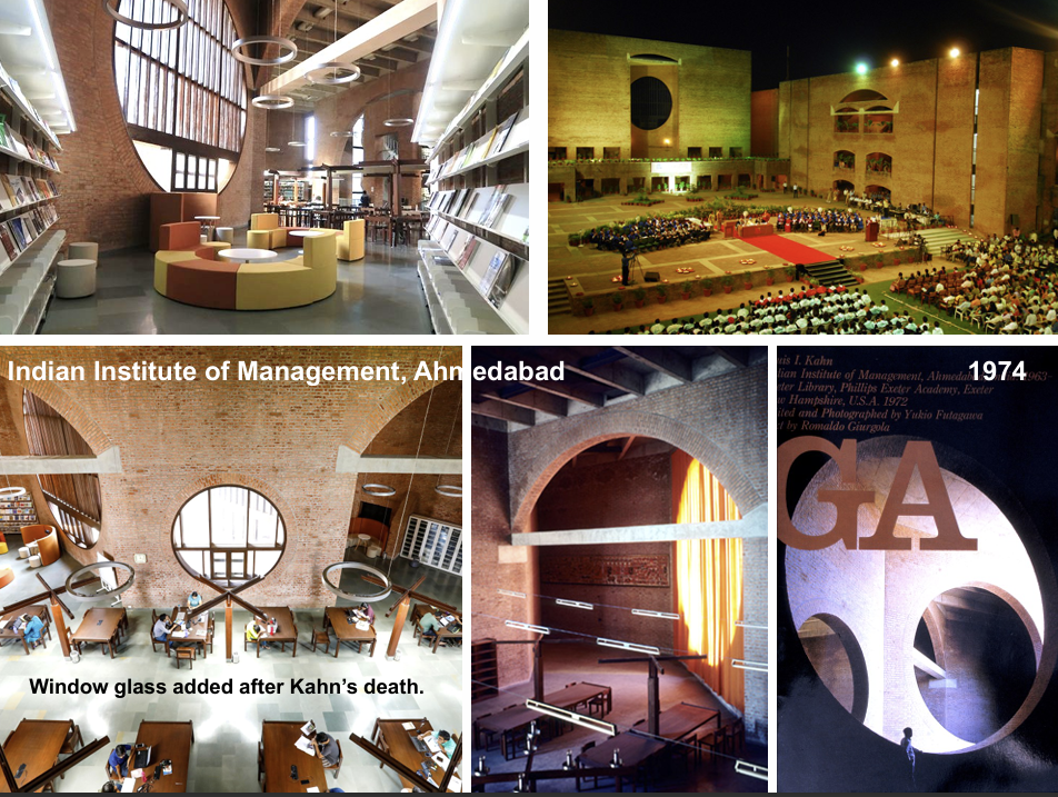 <p>A complex designed by Kahn that embodies his theories of space and form in an educational setting.</p>