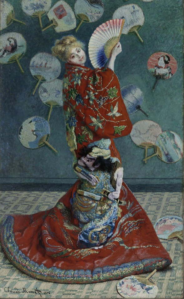 <p>La Japonaise, Claude Monet 1876</p>