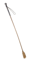 <p><strong>a piece of leather or rope that is fastened to a stick, used for hitting animals or people:</strong></p><p><br></p>