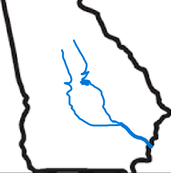 <p>(Ocmulgee Left) (Oconee Right) (Altamaha is what they combine into.)</p>