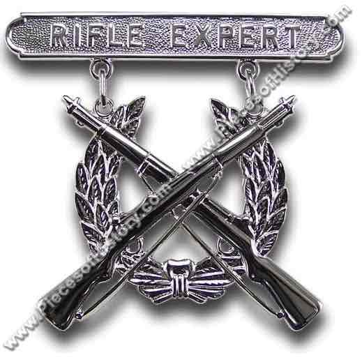 <p>expert marksmanship</p>