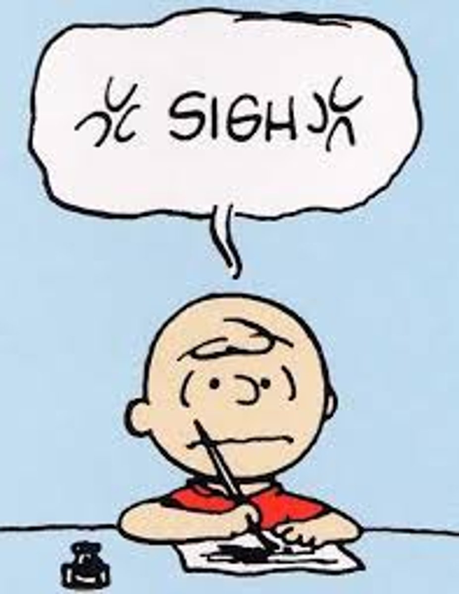 <p>a sigh</p>