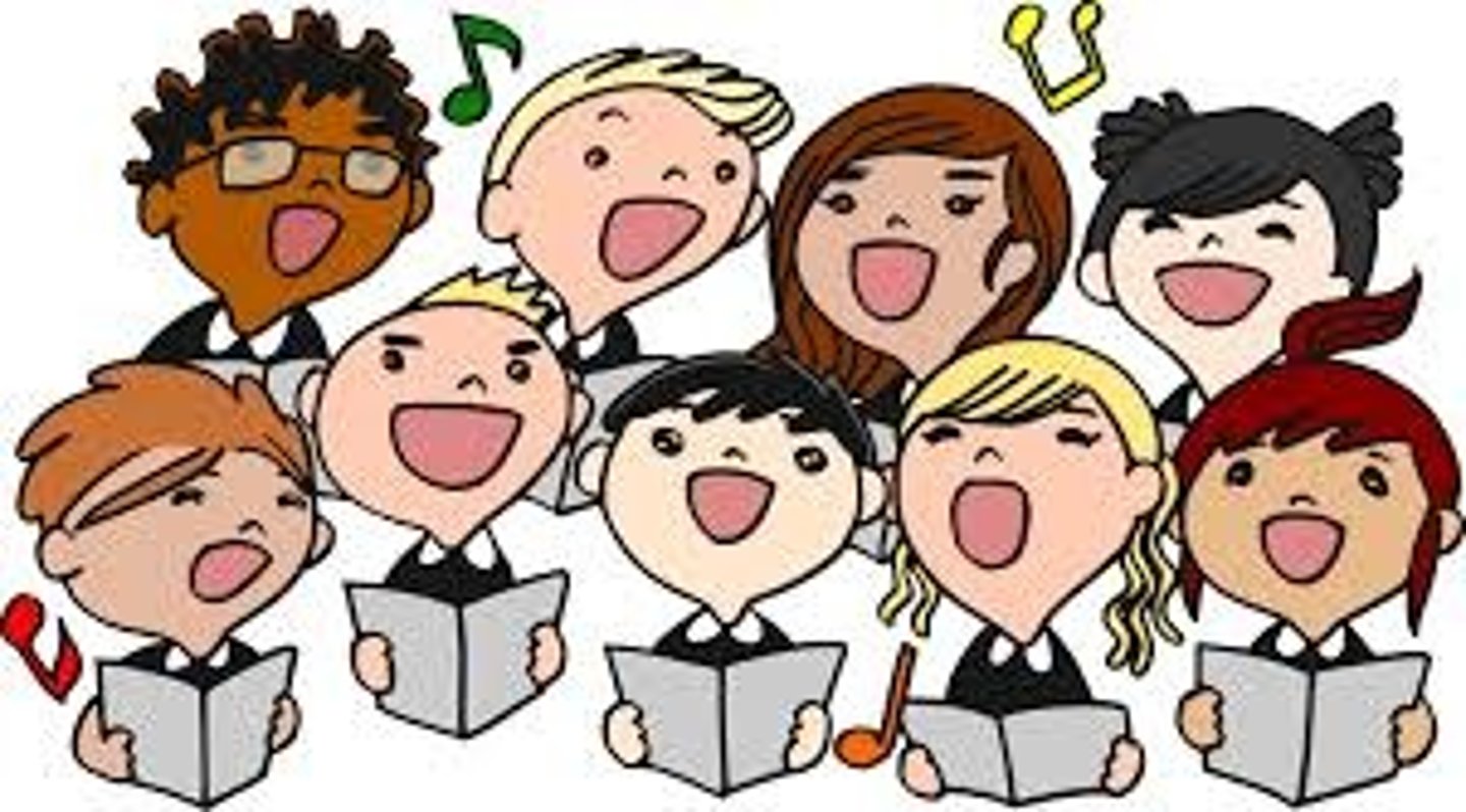 <p>choir, chorus</p>