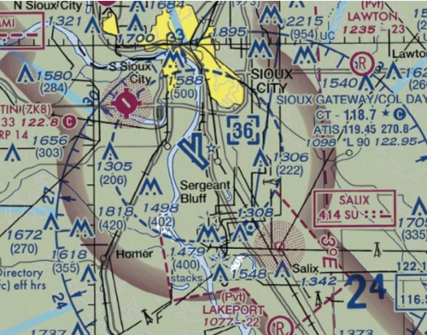 <p>C) 802 feet AGL.</p><p>[This is Class D airspace and you would have to get a COA to operate here. I have NEVER seen one been given out for over 400ft. Yes, you could technically get a 400ft+ waiver and a COA to exercise it or get a special COA to operate within 400ft of a structure but it is extremely rare. Technically, under 107, if you are within 400ft of the structure you can go up to 400ft above the top of it (402 AGL is what the map says) which makes it 802 AGL.]</p>