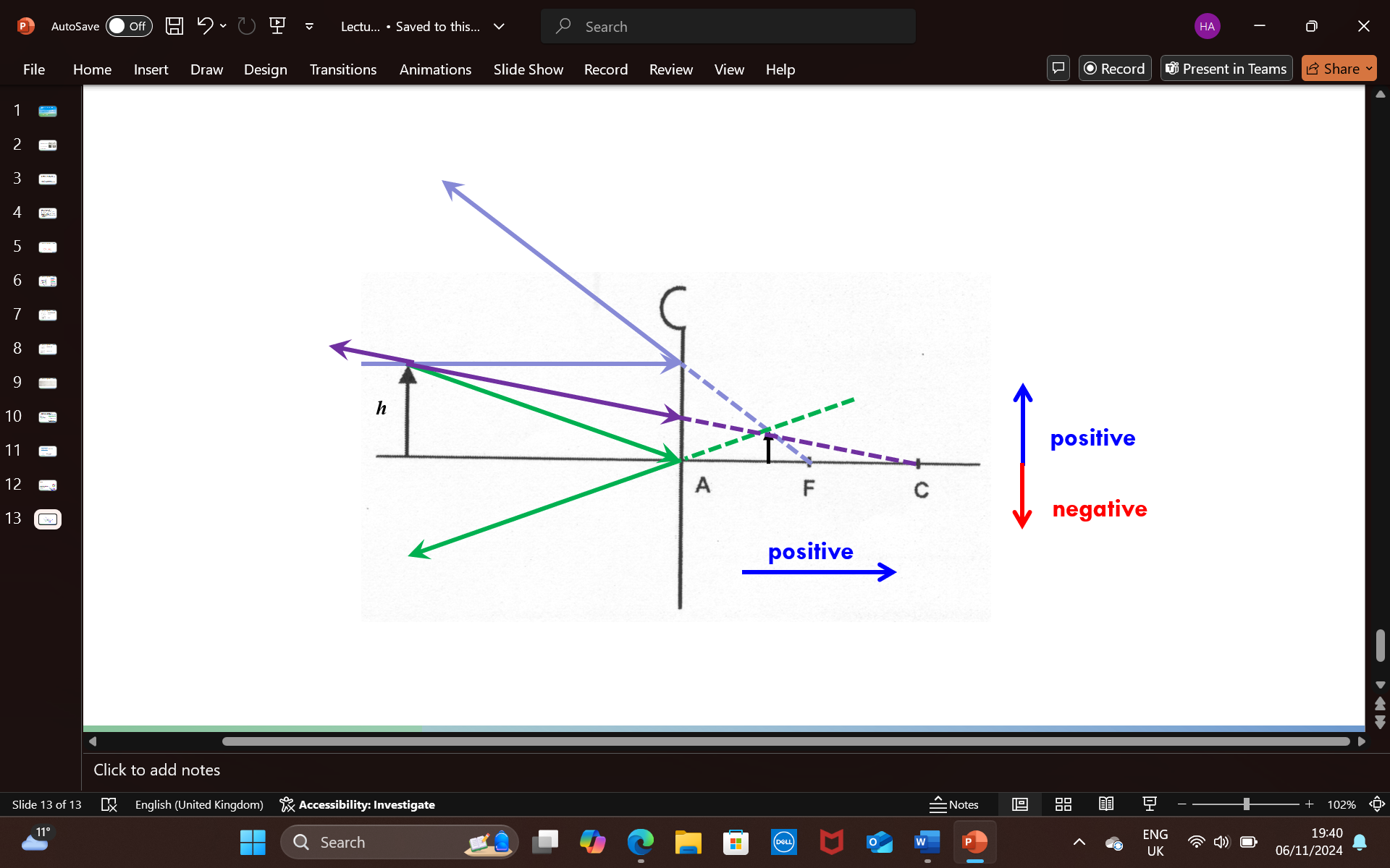 <p>what are the signs of focal length and radius in concave and convex mirrors </p>