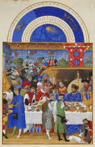 <p>Famous manuscript by the Limbourg Brothers</p>