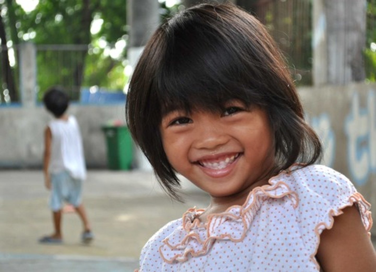 <p>A smile</p>