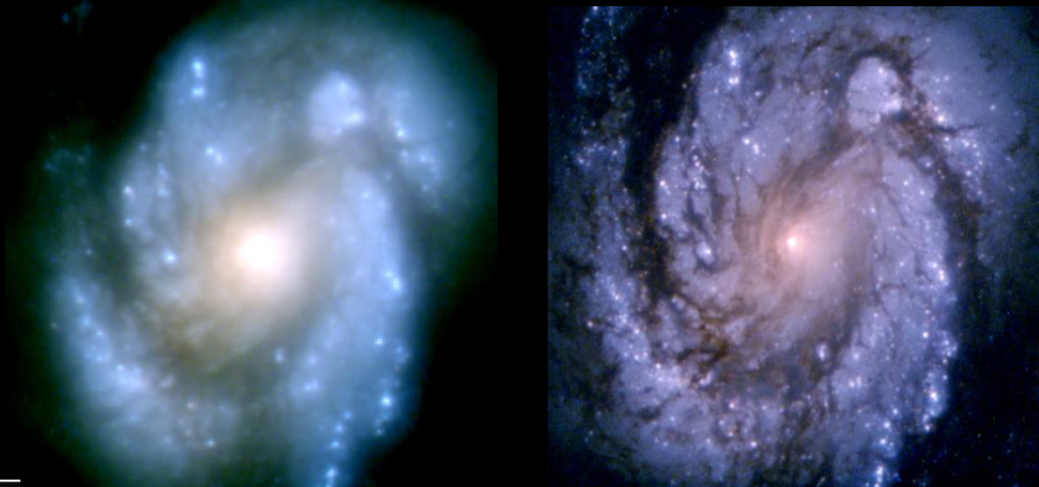 <p><span>The diffraction limit of a telescope (or your eye) is set by its</span><br><span>diameter (size), and its definition is the best angular separation your telescope can detect. </span></p><p>θ<span>limit ~ </span>λ<span>/D.  </span>λ is a constant (wavelength of light), and d is the diameter so the larger the diameter the smaller the diffraction limit</p>