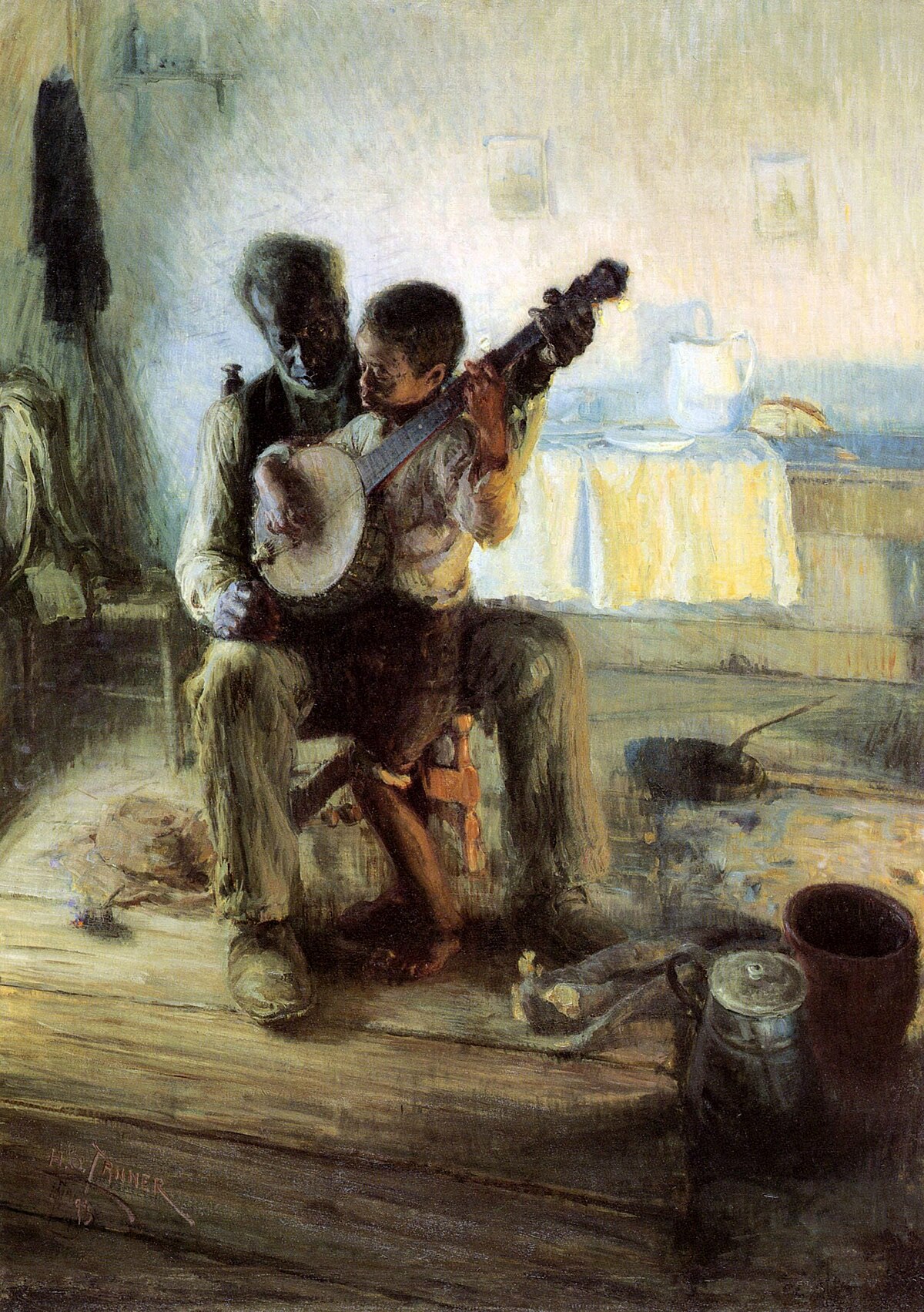 <p>The Banjo Lesson, 1893</p>