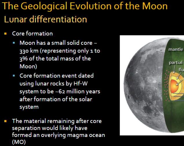 <p>Forms small core, lots of silicate material left over. Forms magma ocean. </p>