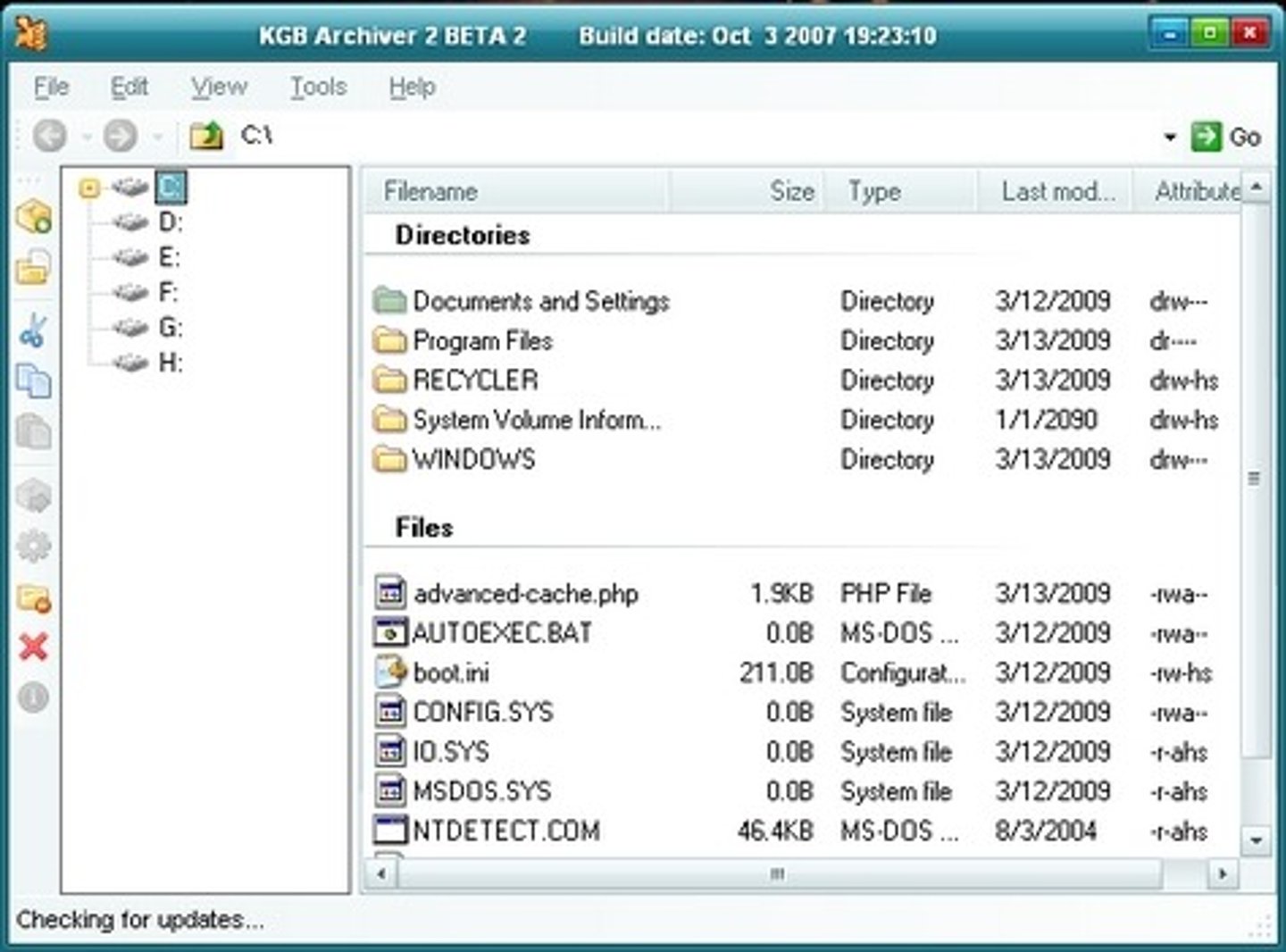 <p>a visual representation of the various files, folders, and applications stored in a computers non-volatile memory</p>