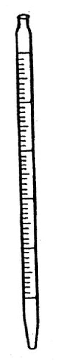<p>Graduated pipet and Buret</p><p>*Both are used when the volume of liquid being transferred must be measured accurately and precisely</p>