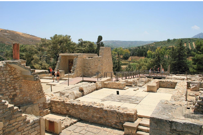 <p>Palace of Minos (Knossos)</p><p>State elements of its structure + architecture</p>