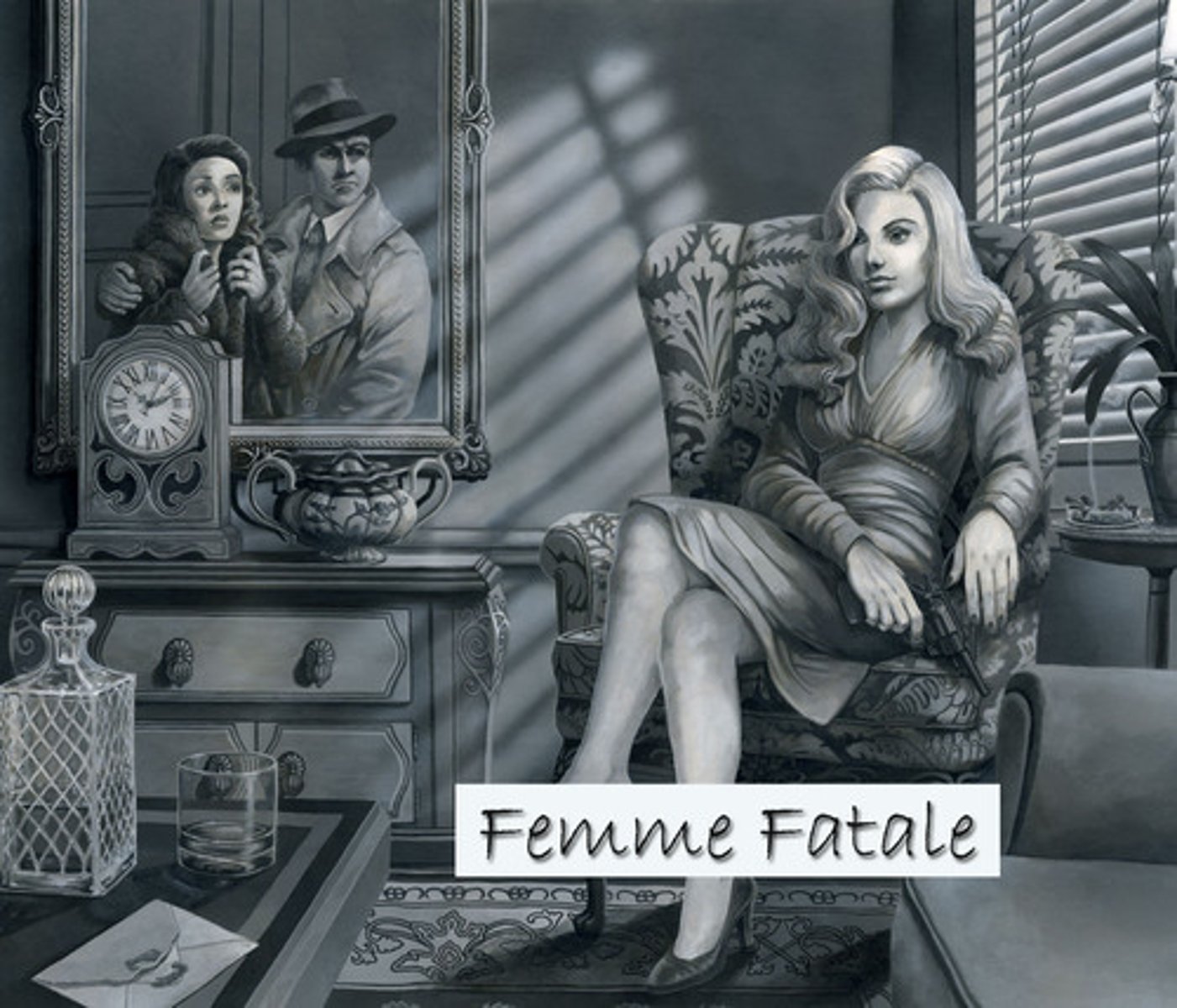 <p>a woman of great seductive charm and sexual allure wholeads men into compromising or dangerous situations; a type thatpreoccupied many avant-garde artists and visually expressed male fearsover the changing role of women in society</p>