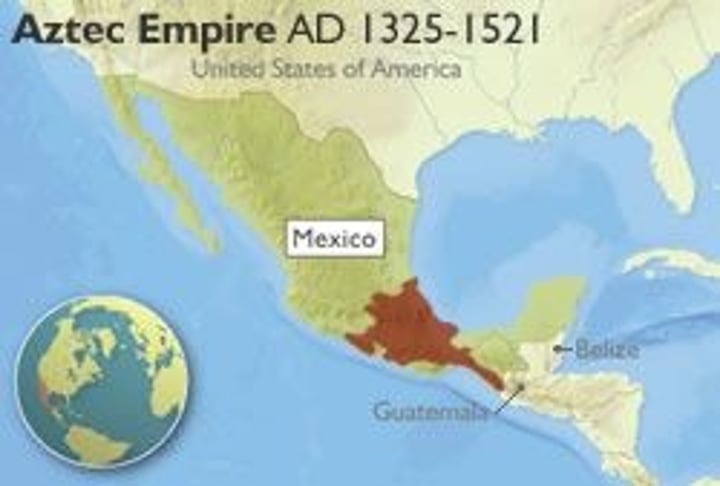 <p>Central American empire constructed by the Mexica and expanded greatly during the fifteenth century during the reigns of Itzcoatl and Motecuzoma I.</p>
