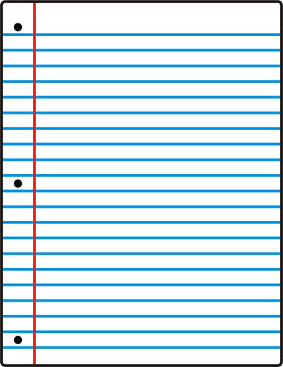 <p>la hoja de papel</p>