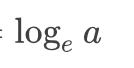 <p>What is this expression in natural log notation?</p>