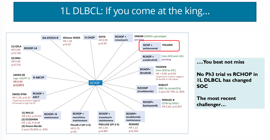 <p>-polatuzumab vedotin most recent challenger</p>