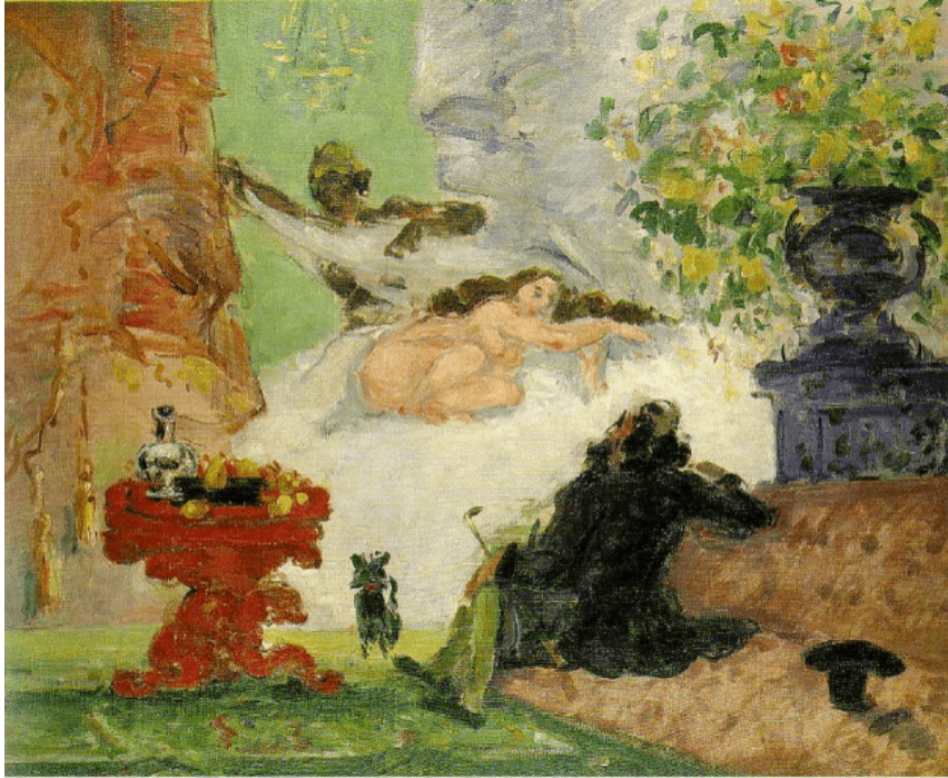 <p>State the name, artist, and date of this artwork</p>