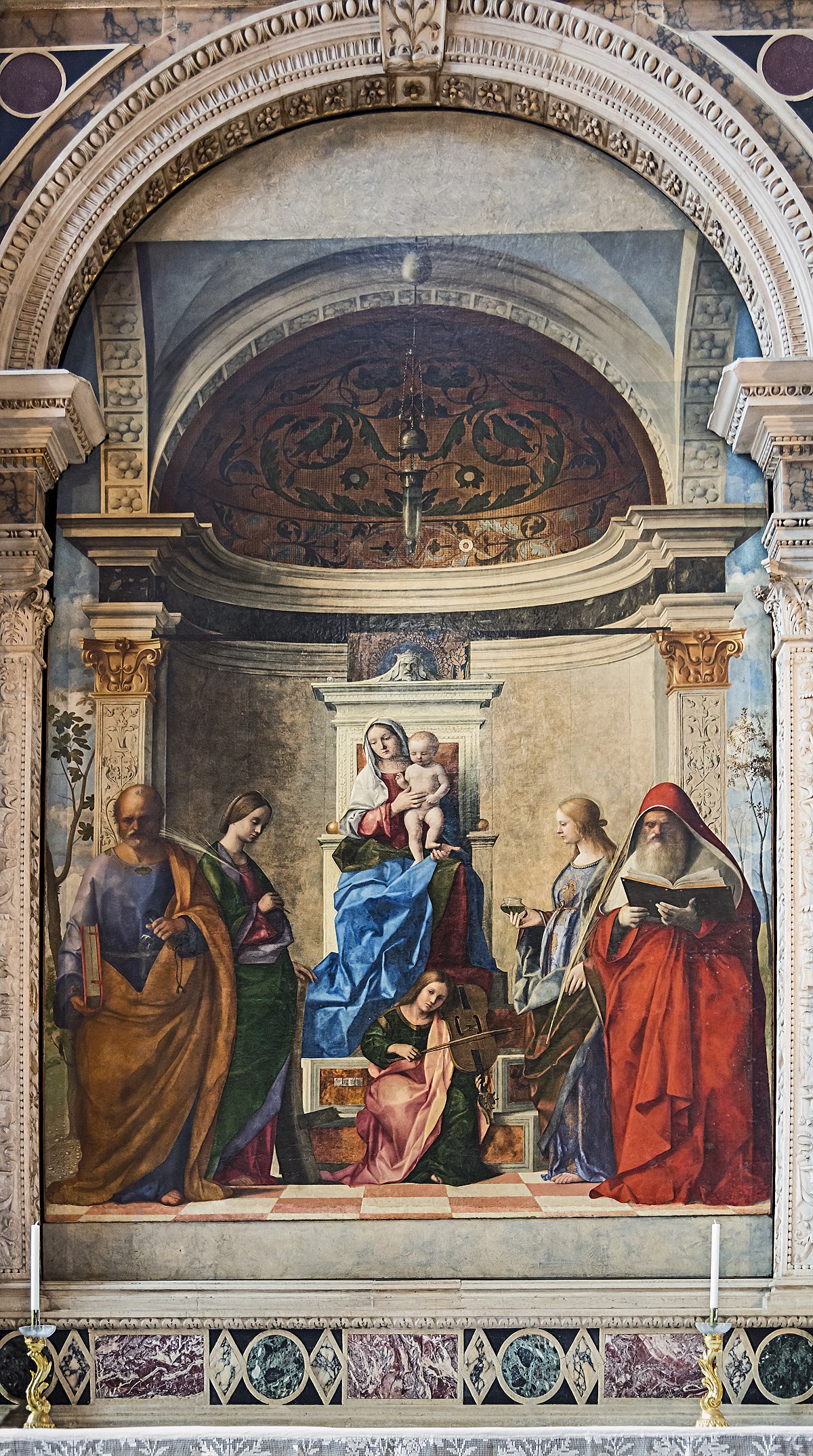 <p>San Zaccaria Altarpiece </p>