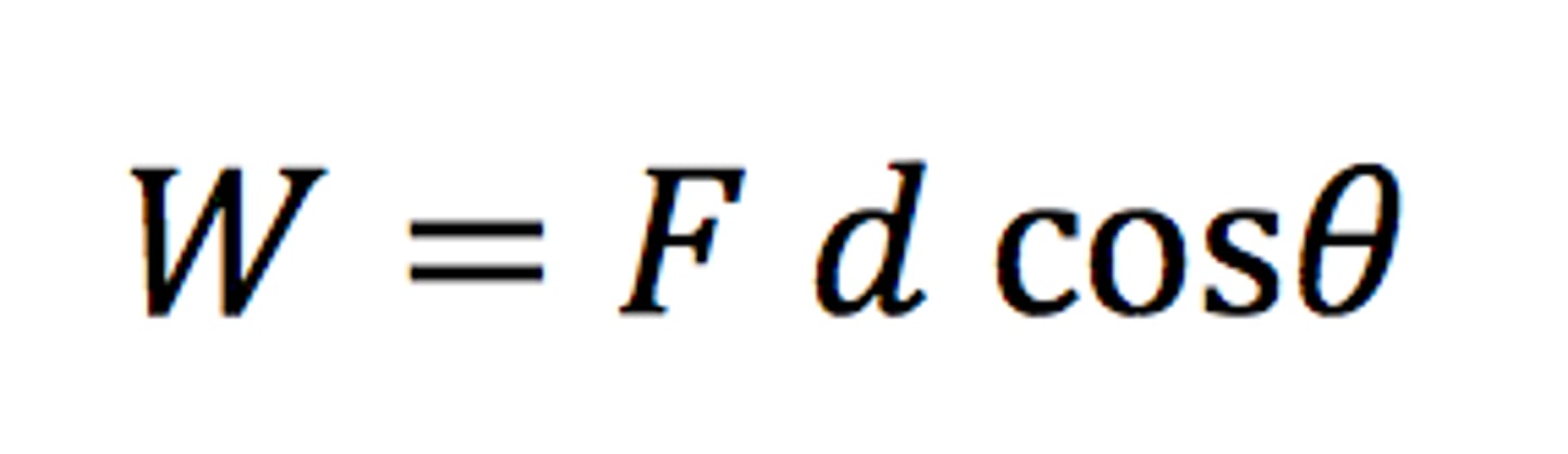 <p>Force x distance moved in direction of force.</p><p>(In Joules)</p>
