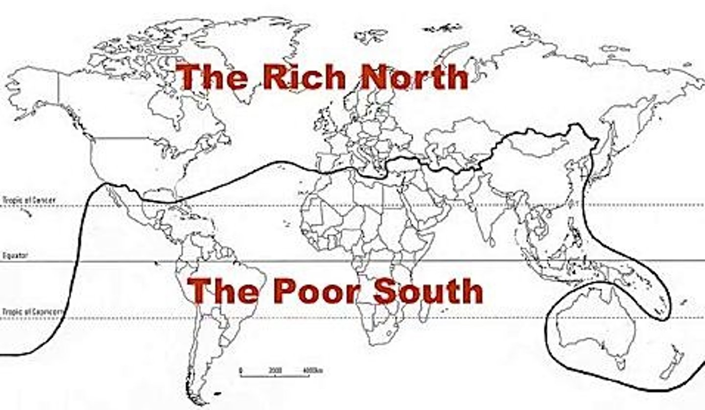 <p>wealthier, more developed countries.</p>
