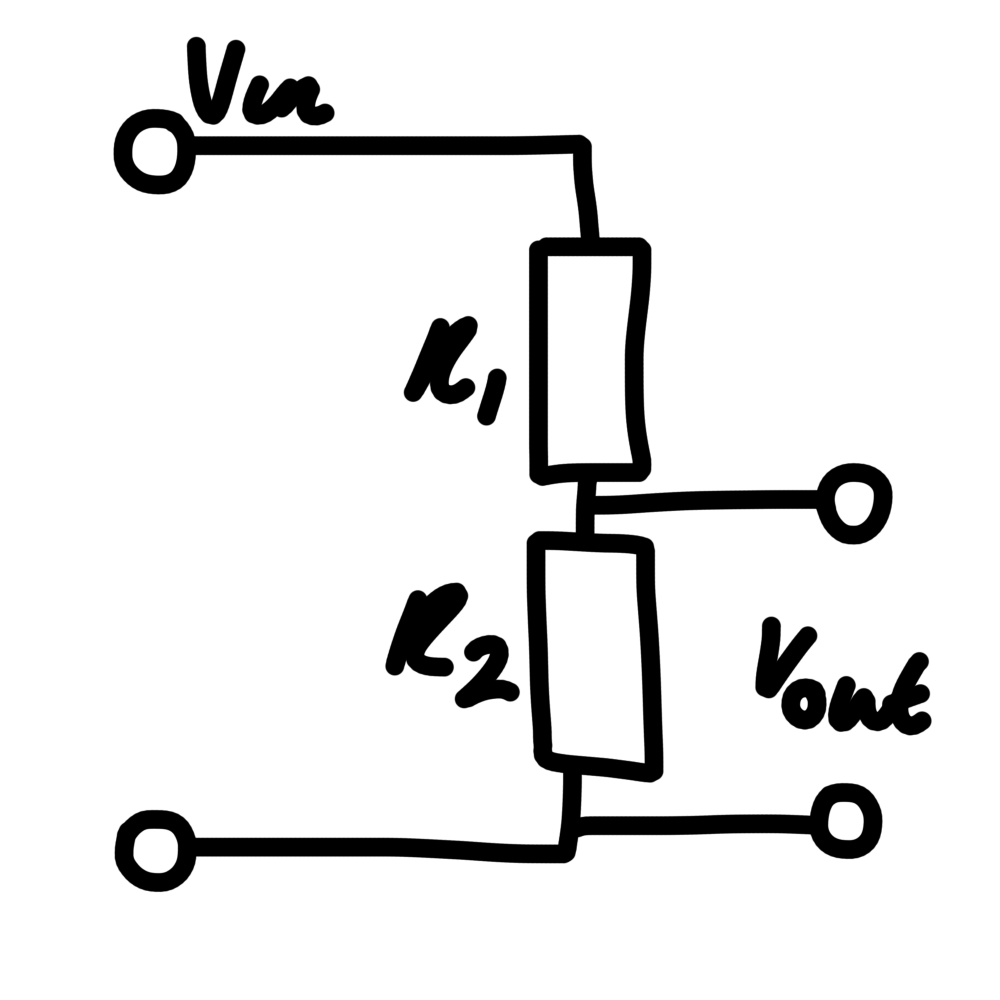 <ul><li><p>a series circuit with more than one resistor meant to divide the p.d. into a smaller specific p.d.</p></li></ul><p></p>
