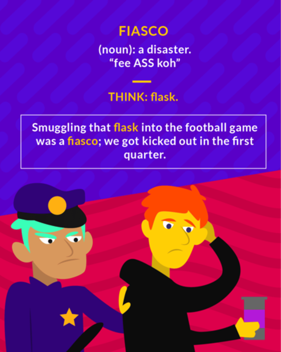 <p>(n.) the complete collapse or failure of a project</p><p>(noun) failure</p>