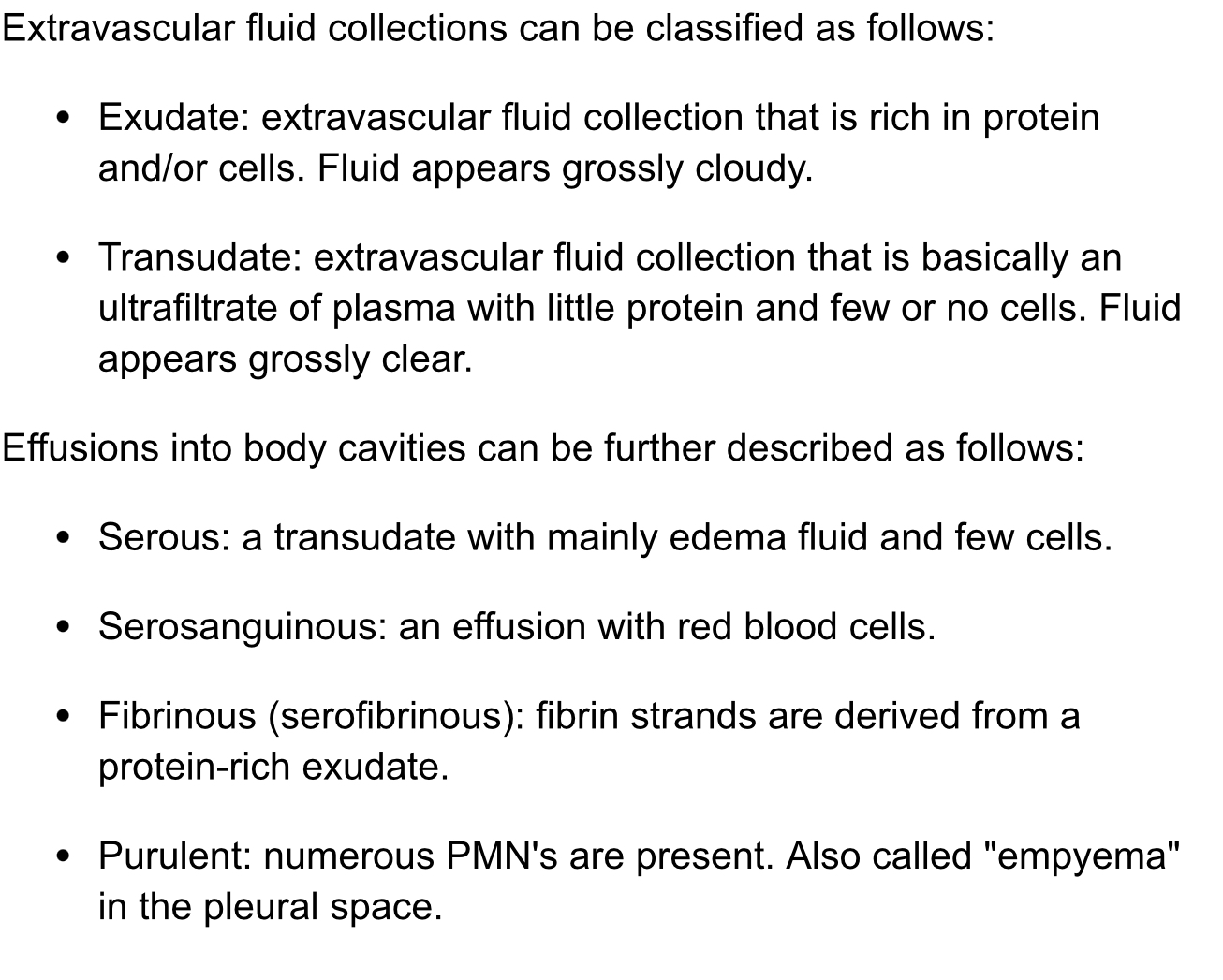 <ol><li><p>Serous effusion (Pleural effusion)</p></li><li><p>Pleural cavity</p></li></ol><p>Check photo for konting kaalaman</p>