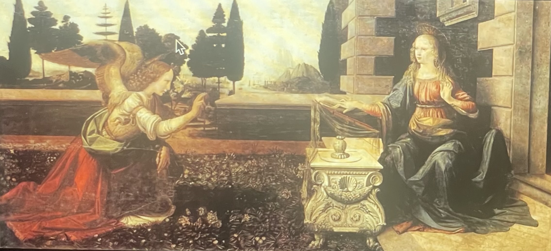 <p>The Annunciation </p>