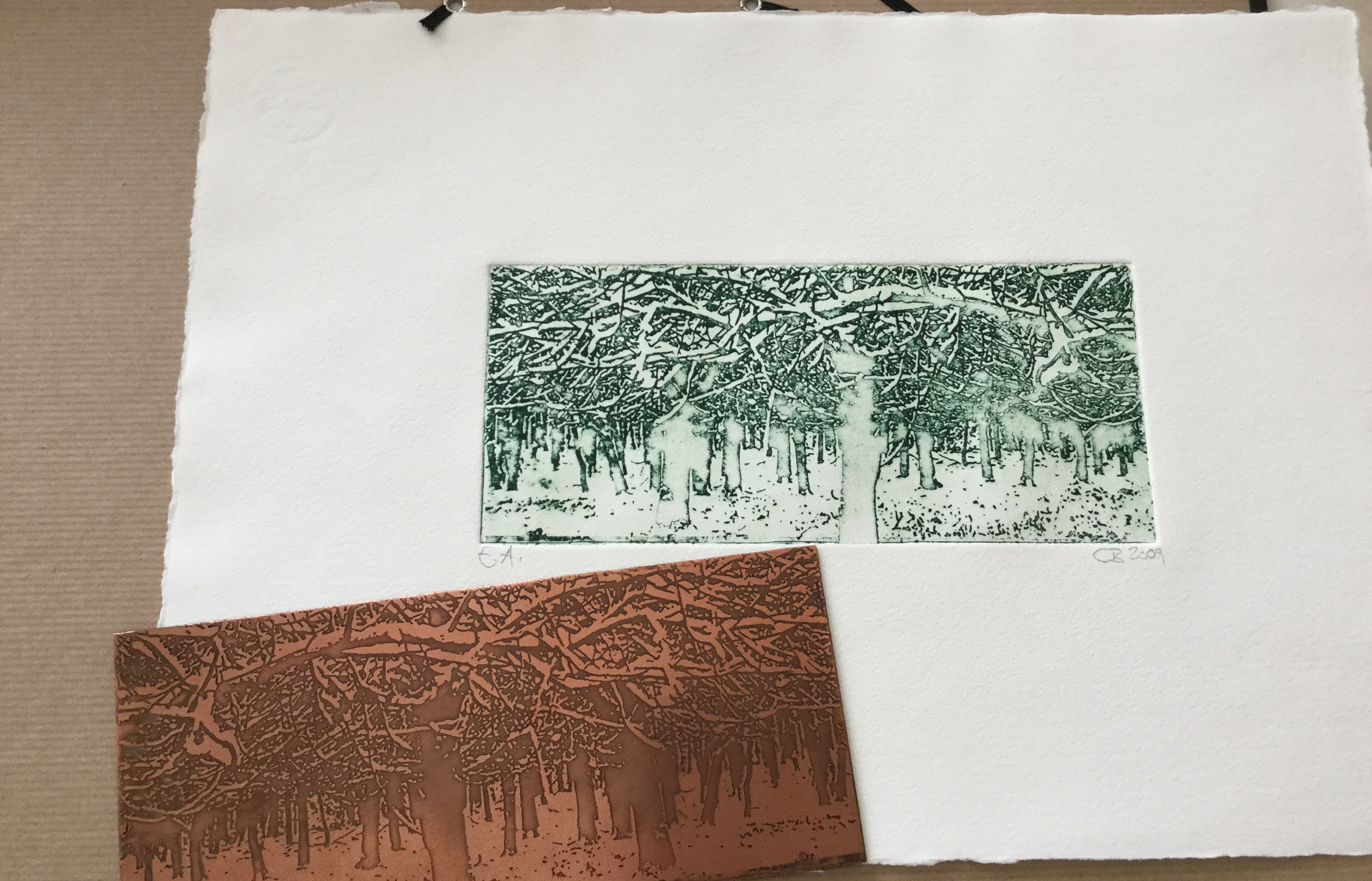 <p>Etching</p>