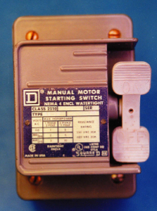 <p>____ 46. This manual starter is in a a. waterproof enclosure c. explosion-proof enclosure b. dust-proof enclosure d. none of these</p>
