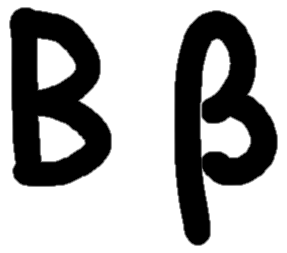 <p>Β β</p>