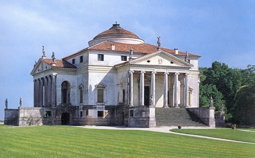 <p>Palladio&apos;s most famous villa. It has a central plan, with four identical facades and projecting porches</p><p>Architect: Andrea Palladio Style: Late Renaissance</p>