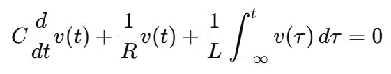 <p>Satisfies the voltage across the capacitor</p>