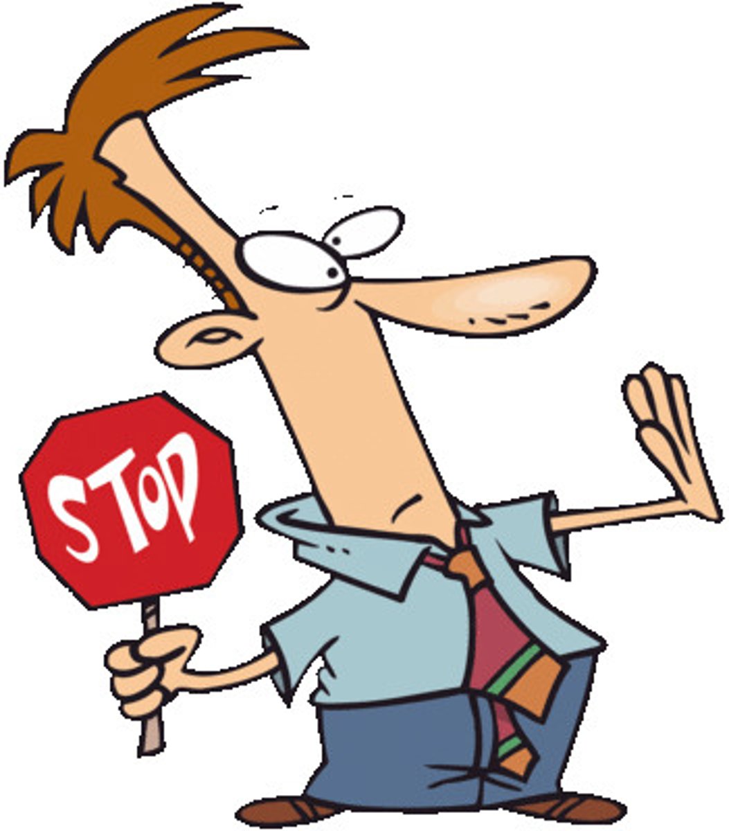 <p>to stop</p>