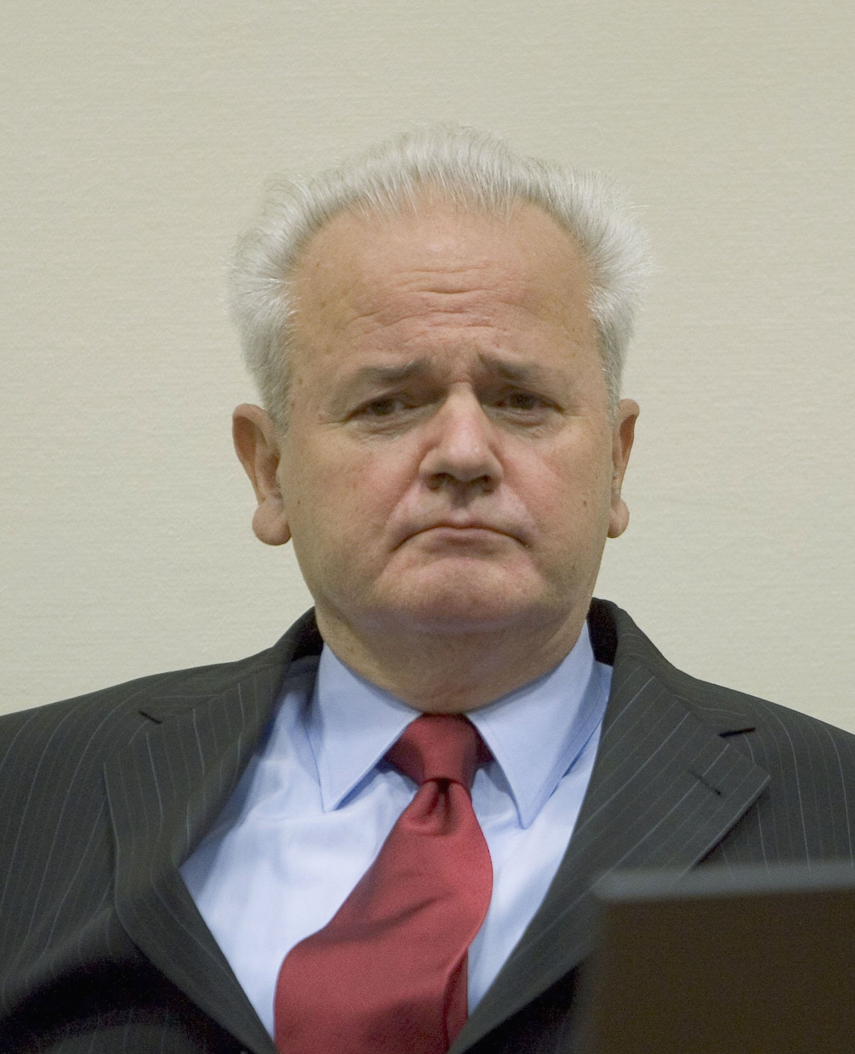 <p>Slobodan Milosevic was the Serbian ruler of Yugoslavia who violently attacked non-Serbs (especially Albanians) living in his land</p>