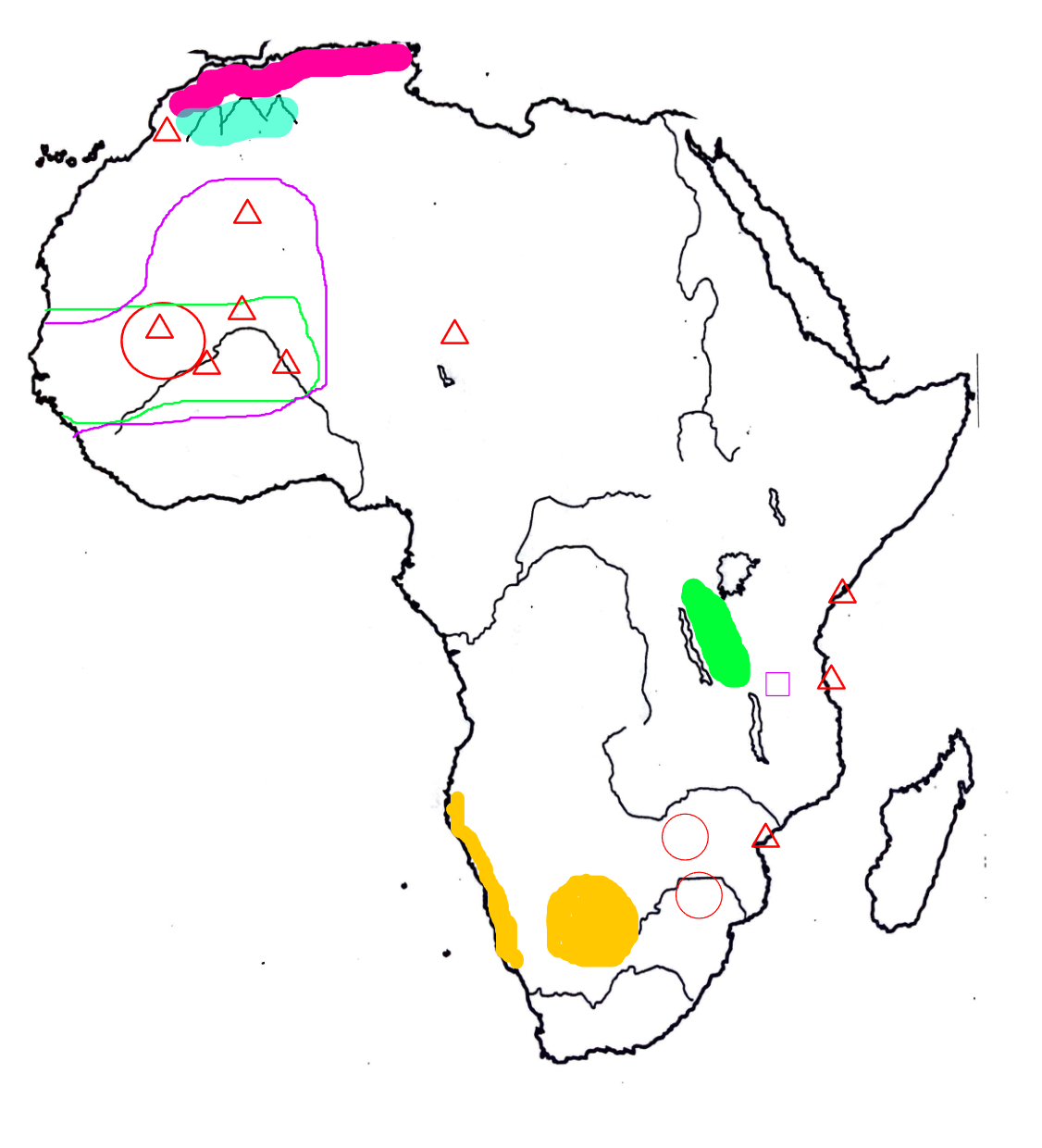 <p>Those mountains in the Northest-west on the right of Marrakech and below Maghrib, also the only relevant mountain range bruh</p>