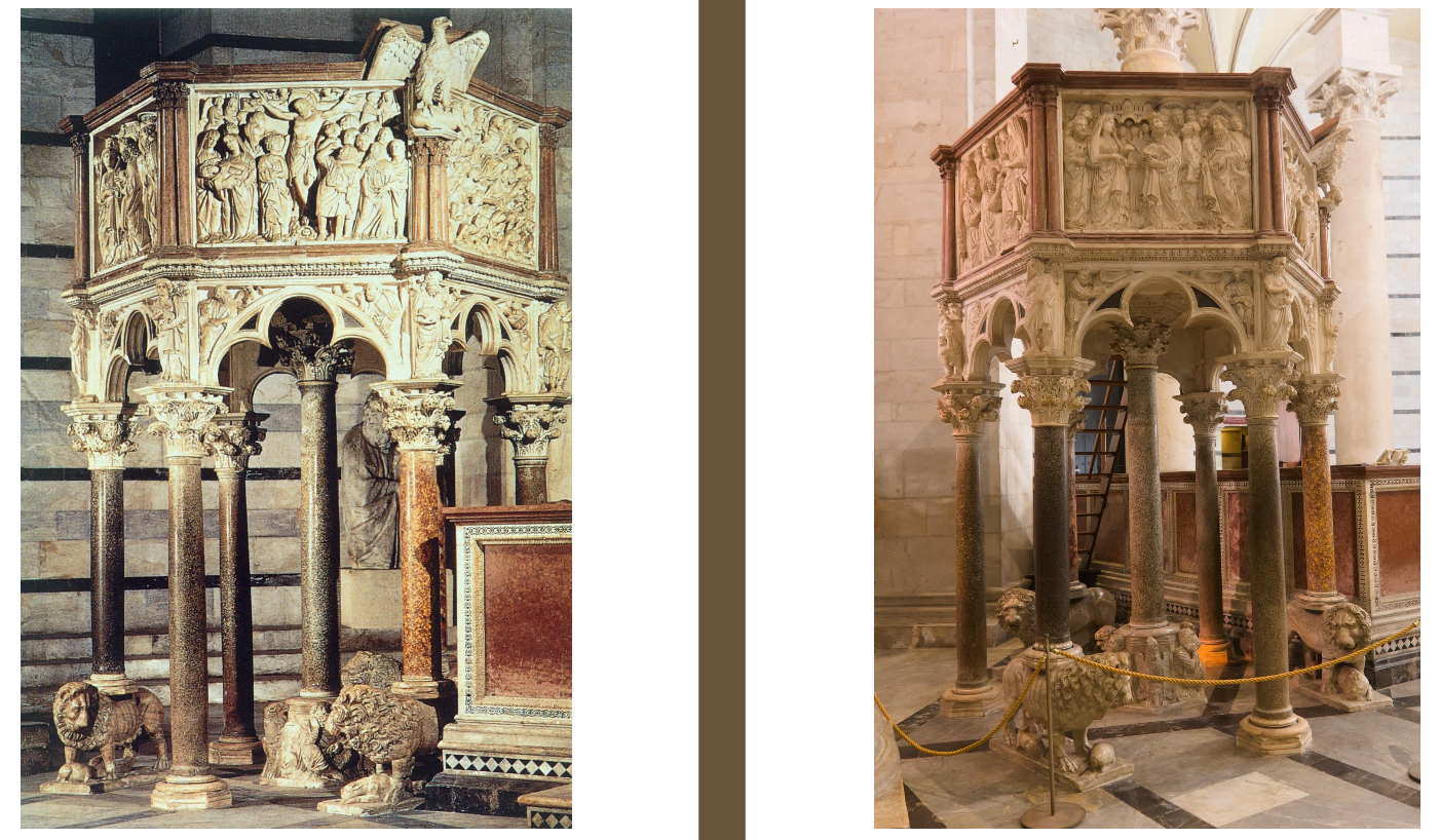 <p>Pisa Baptistry Pulpit</p>