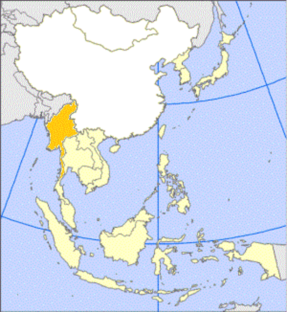 <p>The country also known as Burma.</p>