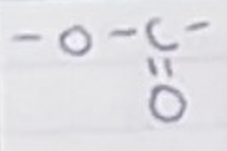 <p>group -COO<br>Butylbutanoate</p>