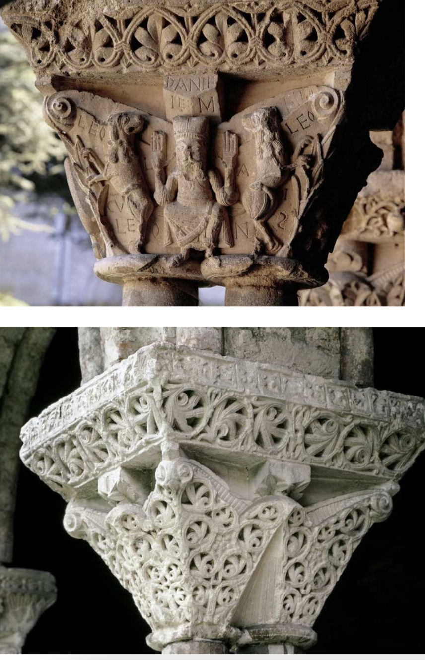 <p>romanesque principle of variety or diversity in high medieval art.</p>