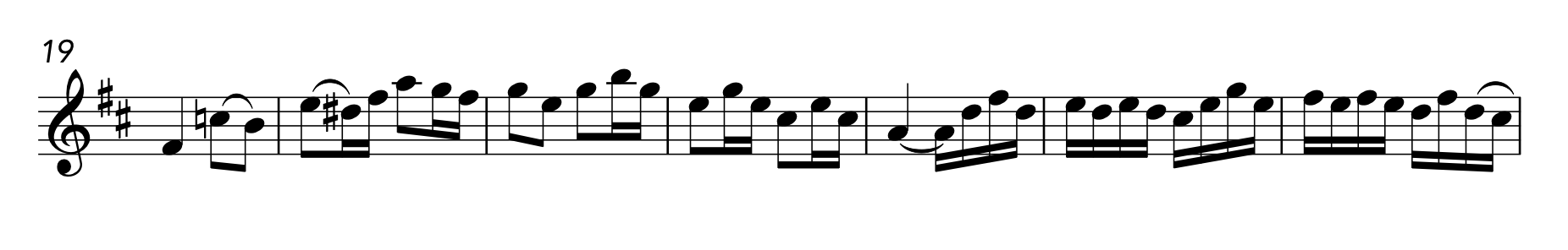 <p>What is the cadence in bars <span><strong>19(2)-20(1)   <em>3(2)-4(1)?</em></strong></span></p>