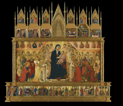 <p><span>Duccio, <em>Maestà Altarpiece </em>(front), 1308-1311</span></p>